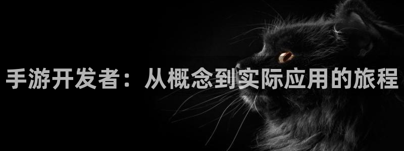 V8娱乐注册：手游开发者：从概念到实际应用的旅程